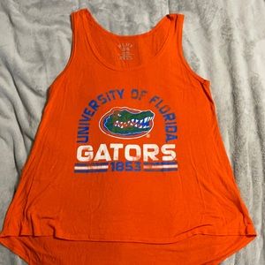 Orange Florida Gator tank top size large